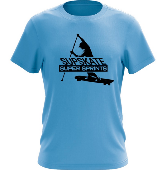 Official SUPSkate Super Sprints performance tee